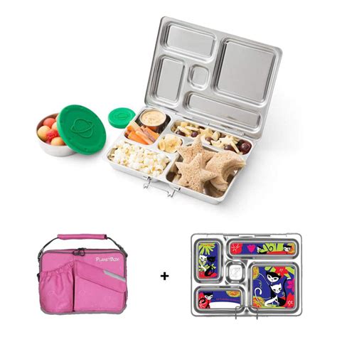 planetbox rover eco-friendly stainless steel bento lunch box|rover bento lunch box.